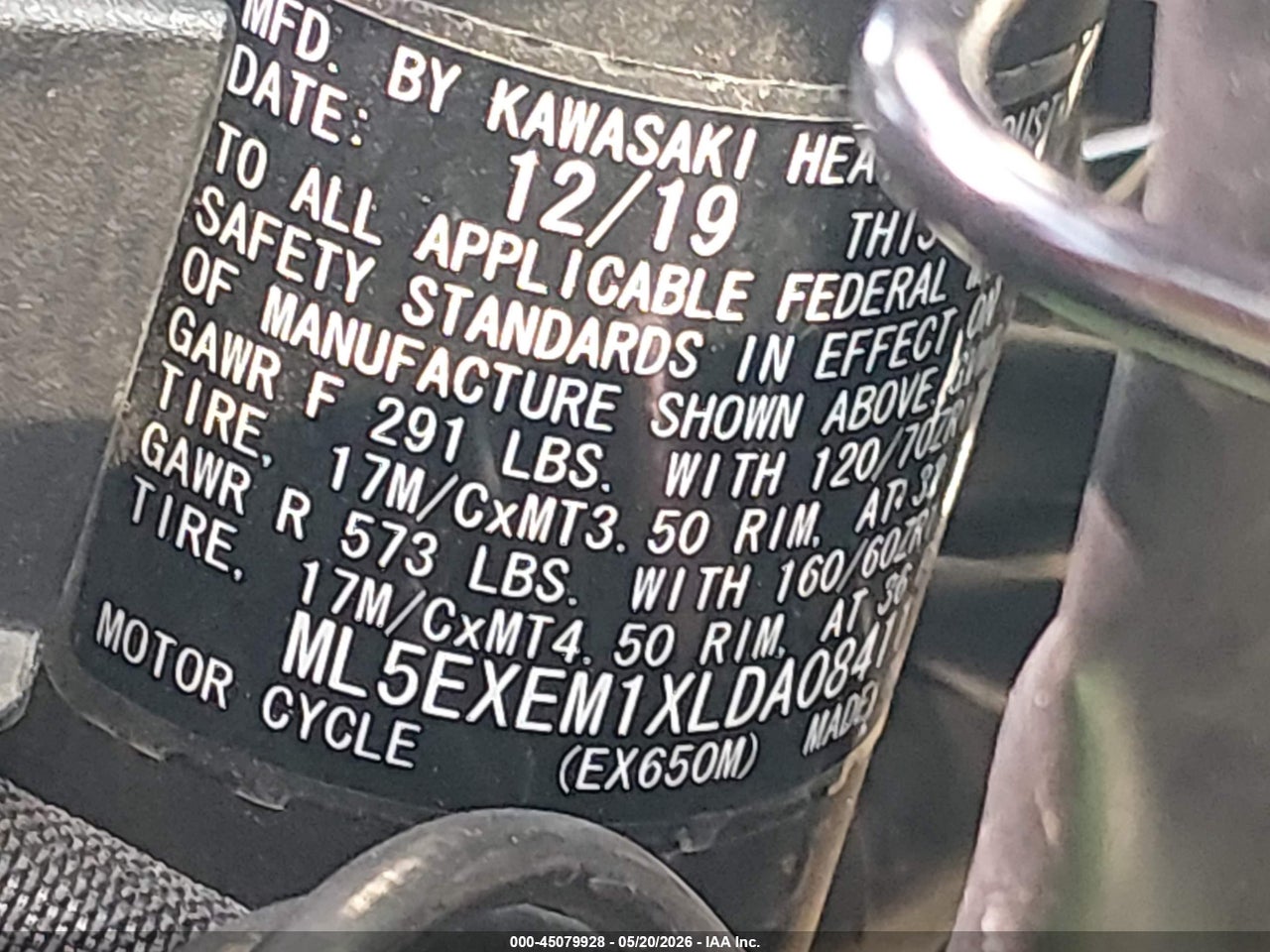 2020 KAWASAKI EX650 M thumbnail 11