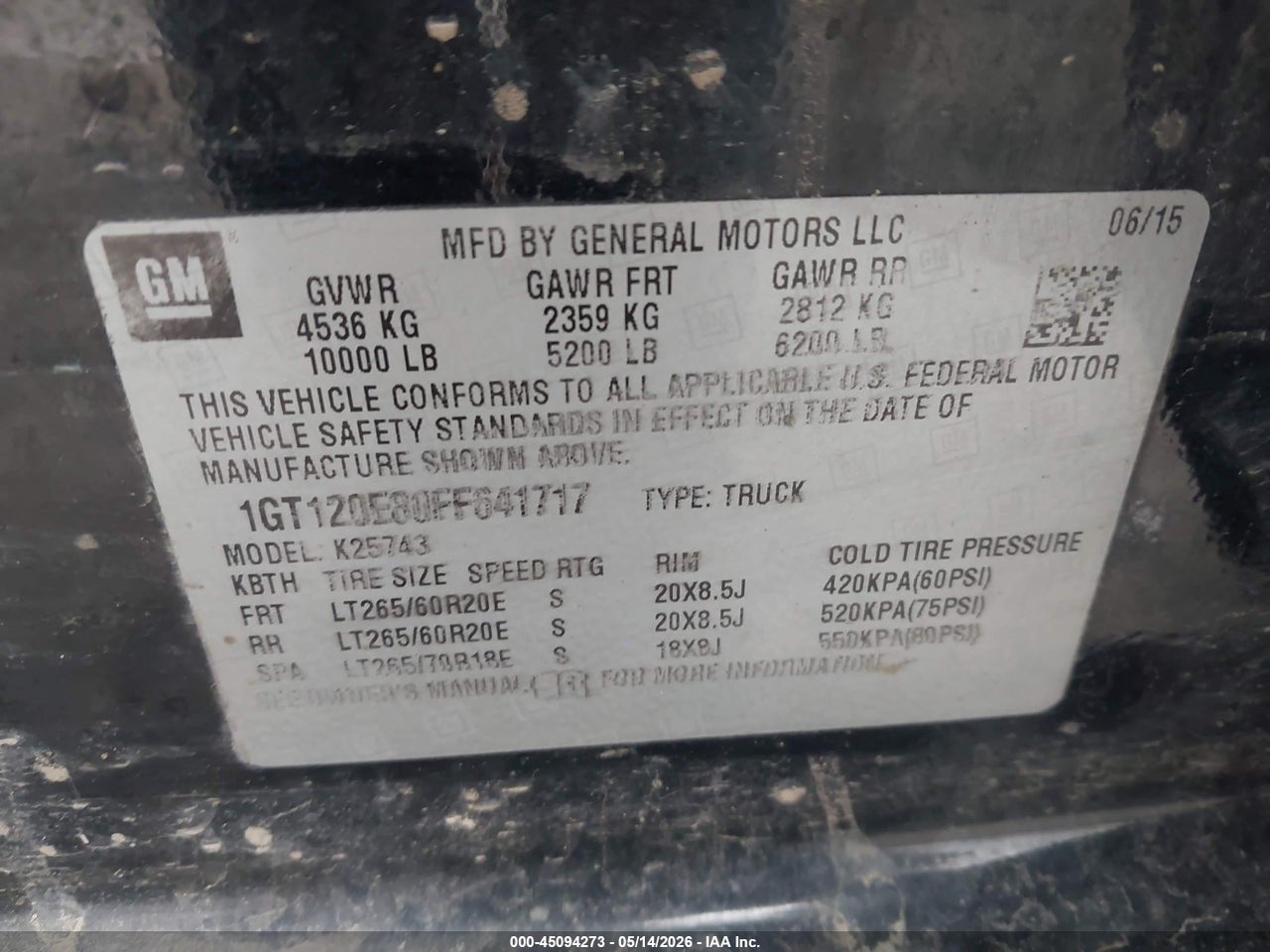 2015 GMC SIERRA 2500HD DENALI thumbnail 10