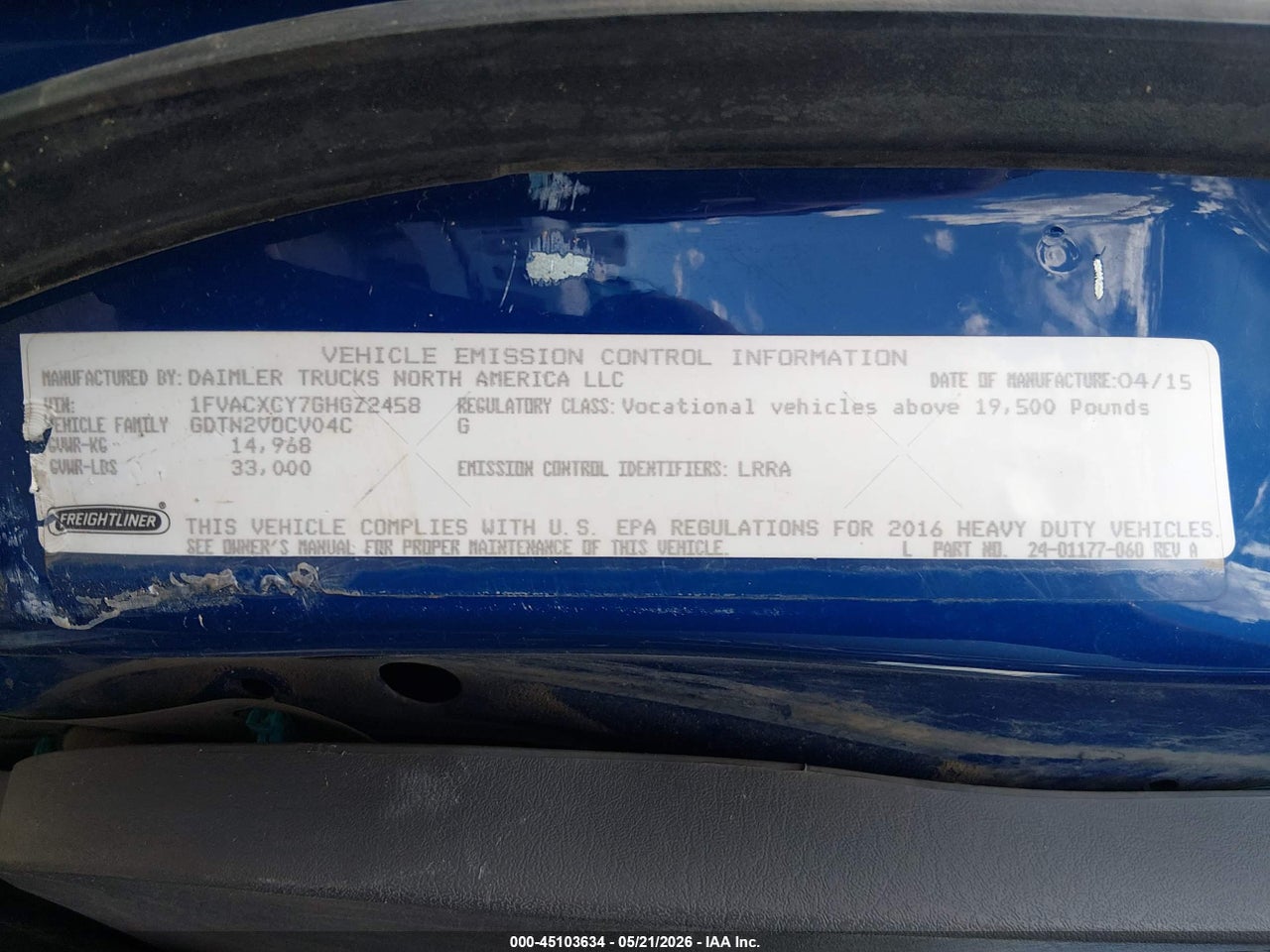 2016 FREIGHTLINER M2 106 MEDIUM DUTY thumbnail 10