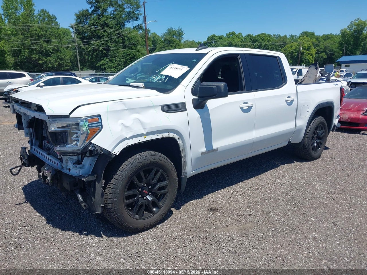 2021 GMC SIERRA 1500 4WD  SHORT BOX ELEVATION · 2/12
