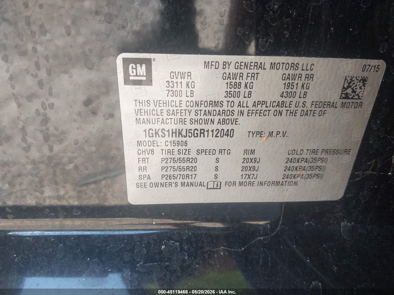 2016 GMC YUKON XL DENALI thumbnail 10