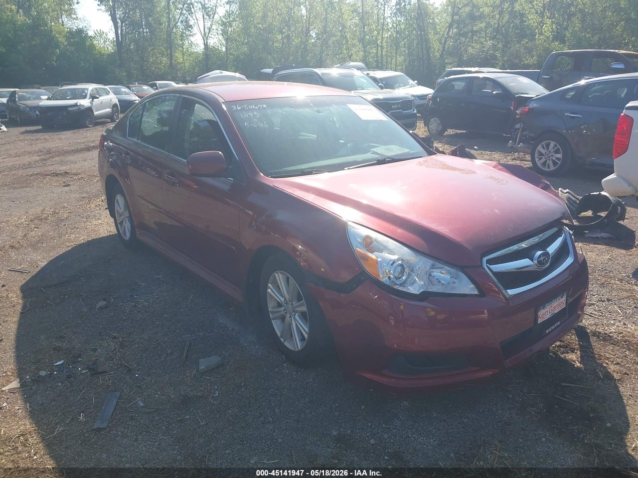 2012 SUBARU LEGACY 2.5I PREMIUM thumbnail 2