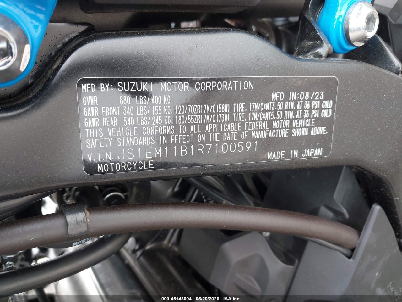2024 SUZUKI GSX800 R thumbnail 11