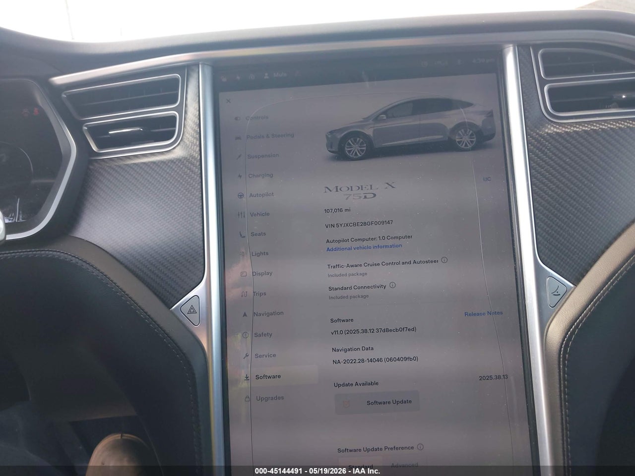 2016 TESLA MODEL X 60D/70D/75D/90D/P100D thumbnail 8