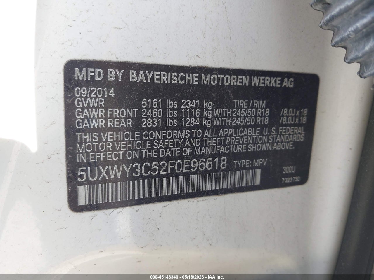 2015 BMW X3 XDRIVE28D thumbnail 10