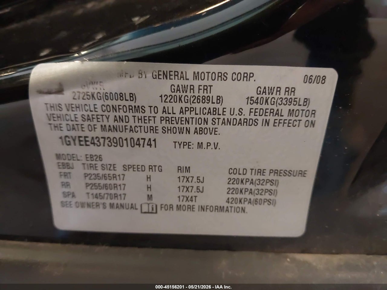 2009 CADILLAC SRX V6 thumbnail 10