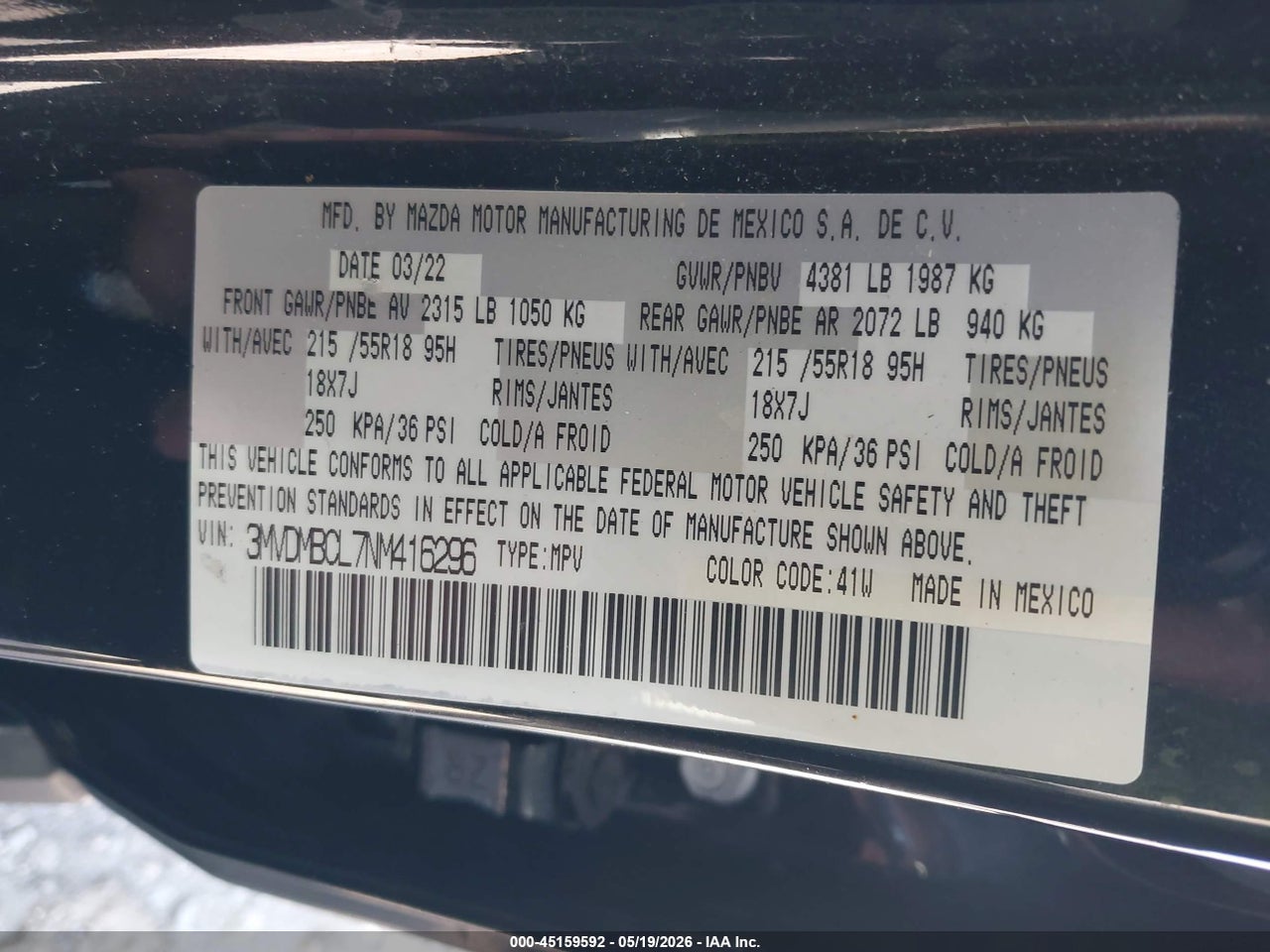 2022 MAZDA CX-30 PREFERRED thumbnail 10