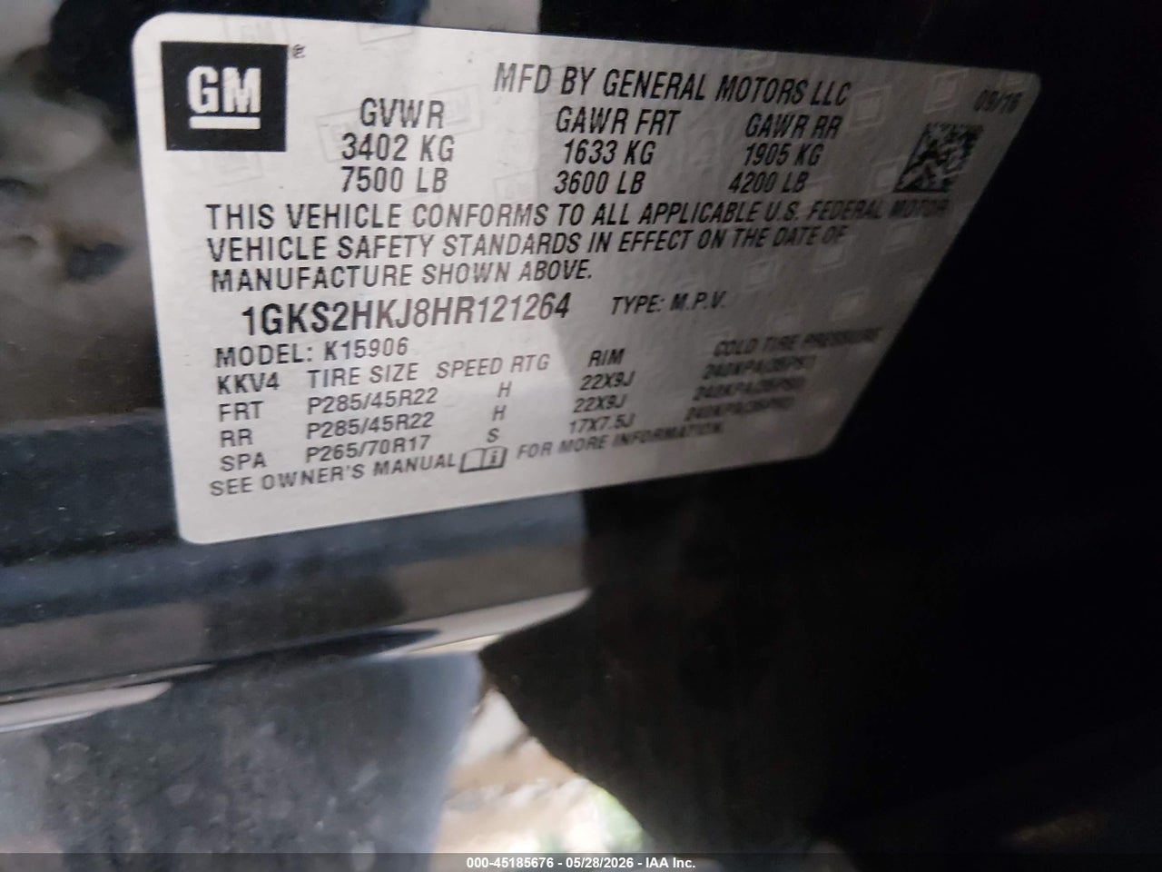 2017 GMC YUKON XL DENALI thumbnail 10