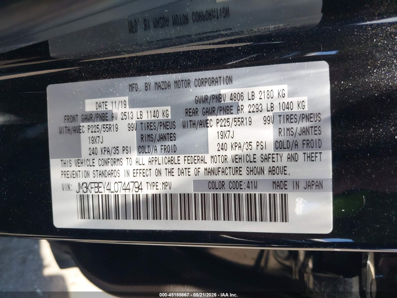 2020 MAZDA CX-5 SIGNATURE thumbnail 10