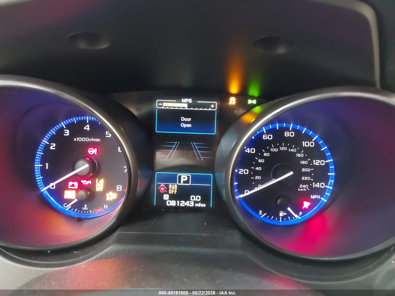 2019 SUBARU OUTBACK 2.5I TOURING thumbnail 8