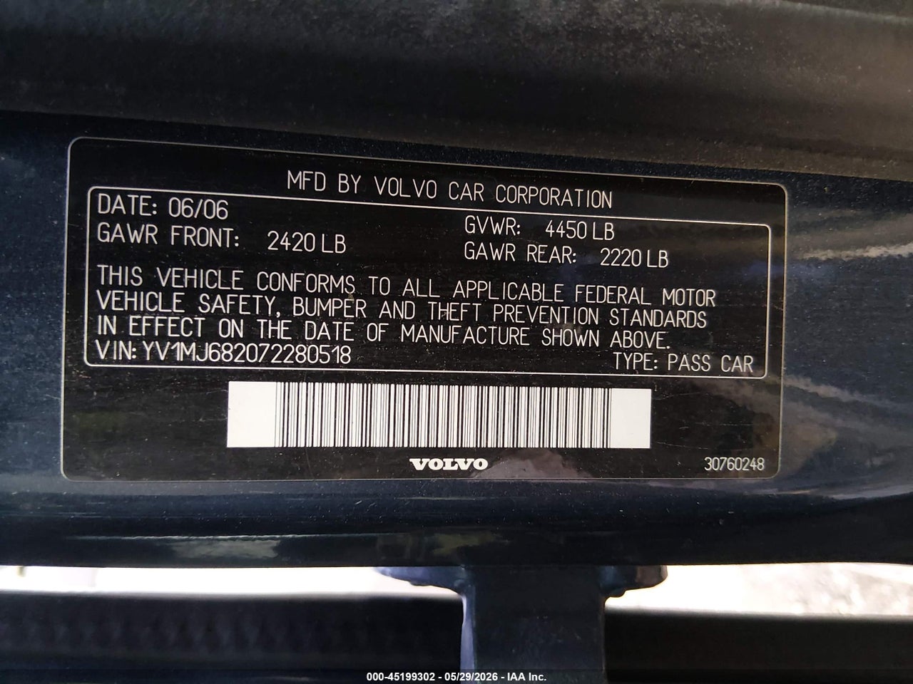 2007 VOLVO V50 T5 thumbnail 10