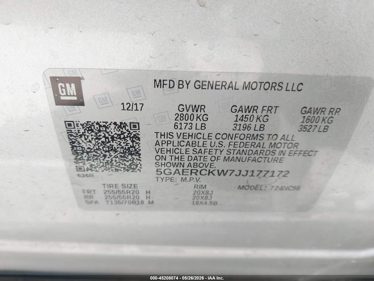 2018 BUICK ENCLAVE PREMIUM thumbnail 10