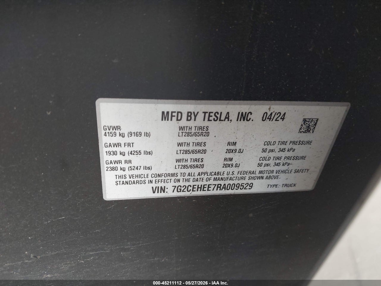 2024 TESLA CYBERTRUCK CYBERBEAST thumbnail 10
