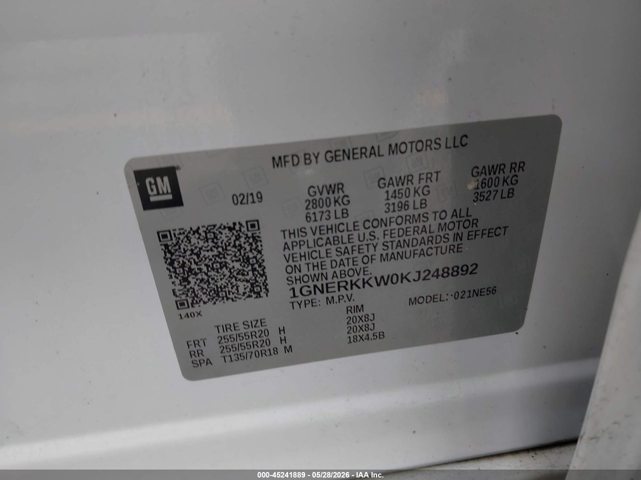 2019 CHEVROLET TRAVERSE PREMIER thumbnail 10