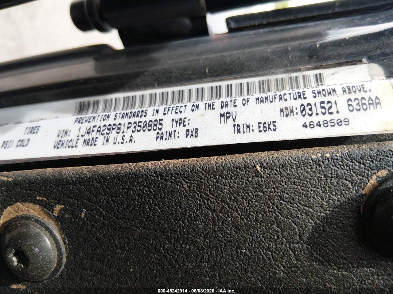 2001 JEEP WRANGLER SE thumbnail 10