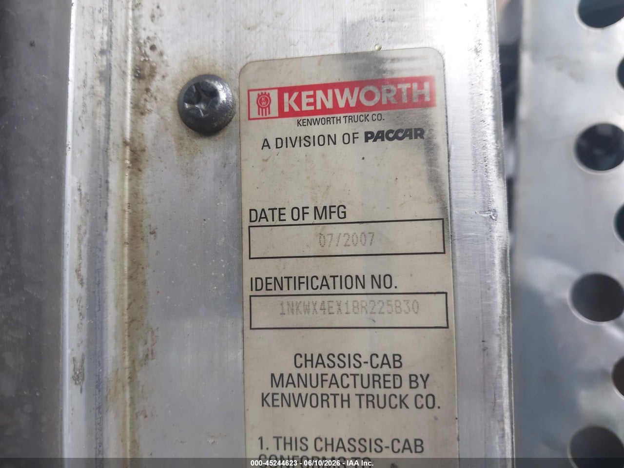 2008 KENWORTH CONSTRUCTION W900 thumbnail 10