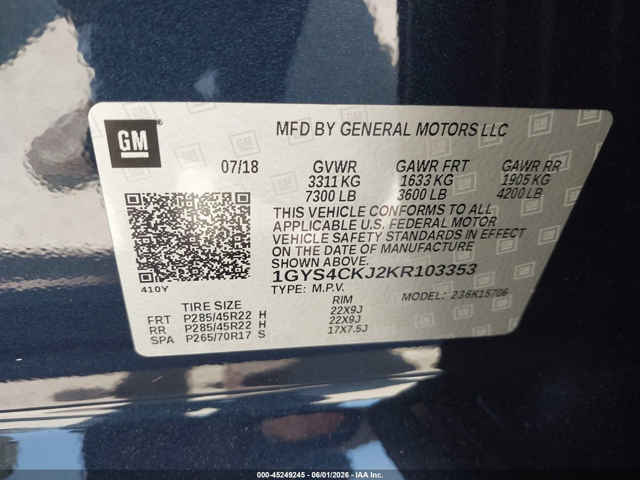 2019 CADILLAC ESCALADE PREMIUM LUXURY thumbnail 10
