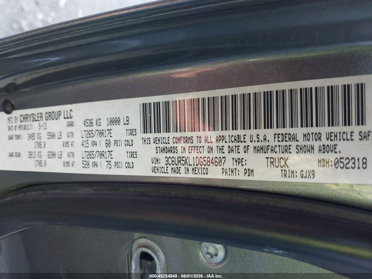 2013 RAM 2500 LARAMIE thumbnail 10