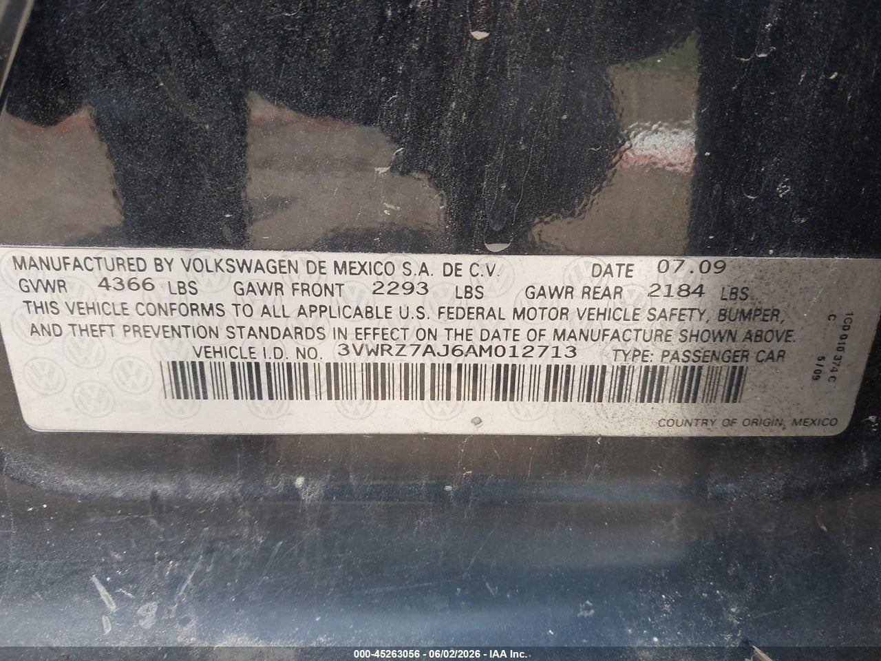 2010 VOLKSWAGEN JETTA SE thumbnail 10