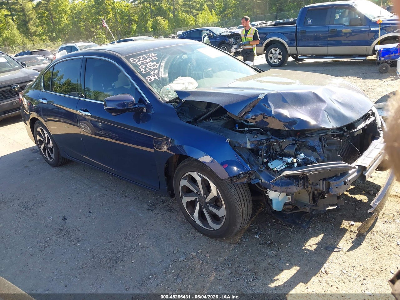 2017 HONDA ACCORD EX-L V6 thumbnail 2