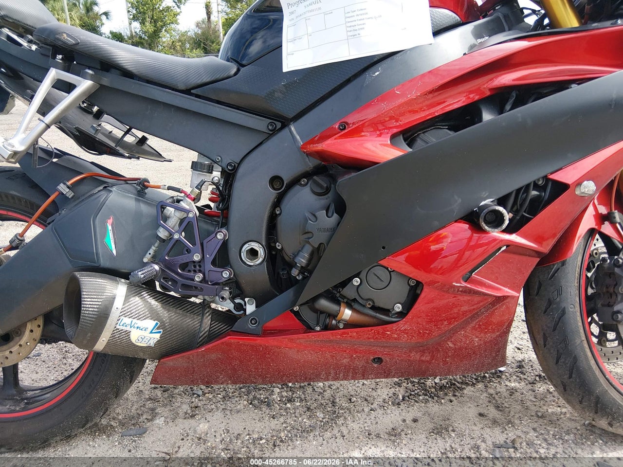 2007 YAMAHA YZFR6 L thumbnail 9