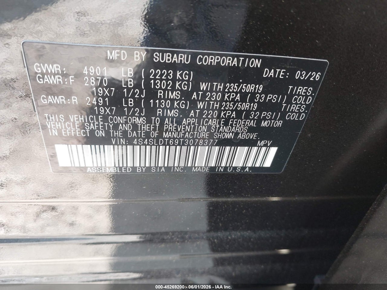 2026 SUBARU FORESTER TOURING thumbnail 10