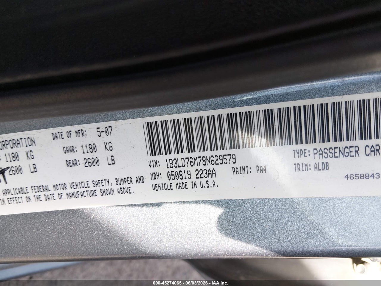 2008 DODGE AVENGER R/T thumbnail 10