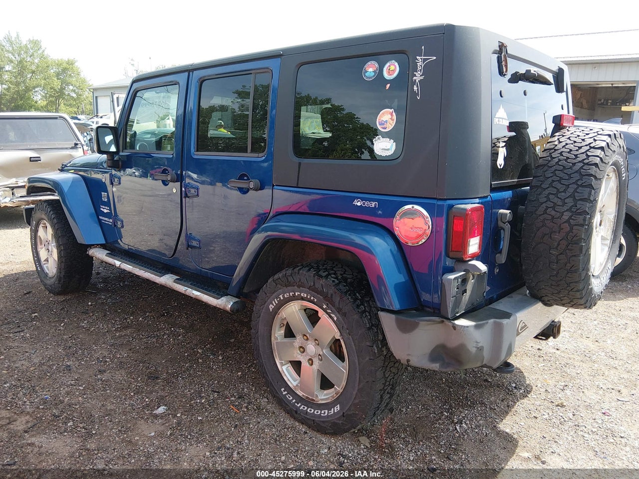 2009 JEEP WRANGLER UNLIMITED SAHARA thumbnail 4