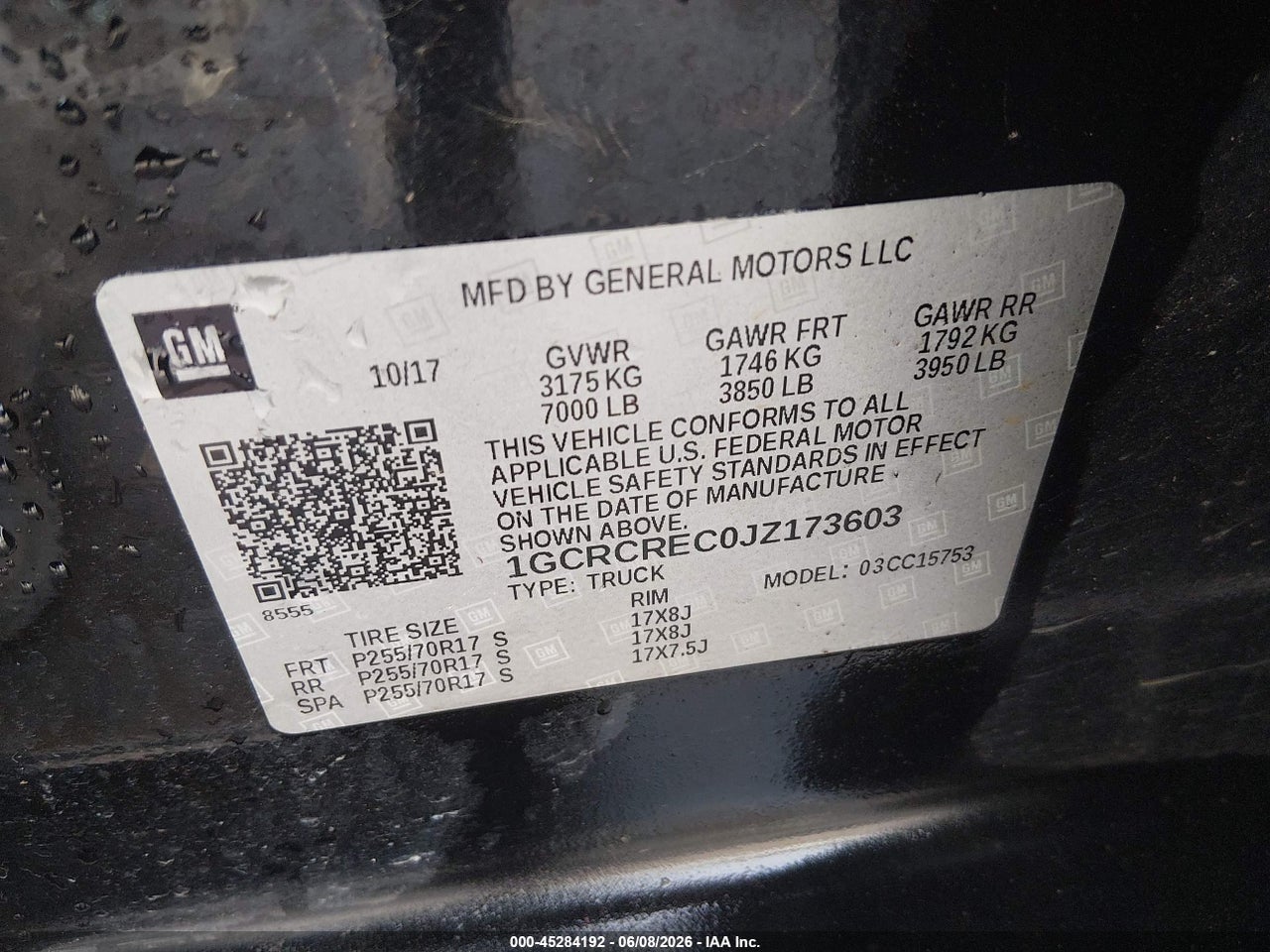 2018 CHEVROLET SILVERADO 1500 1LT thumbnail 10