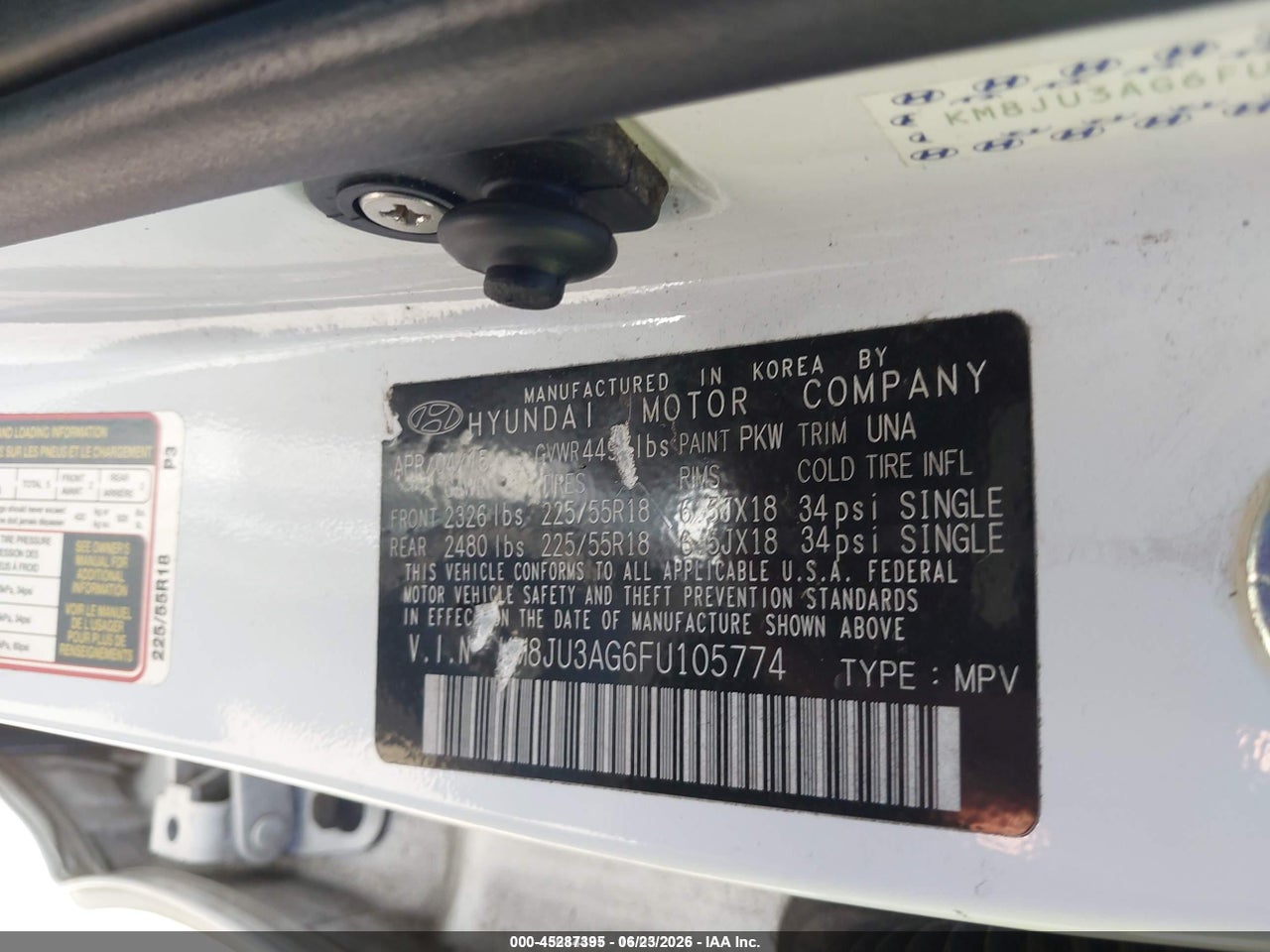 2015 HYUNDAI TUCSON LIMITED thumbnail 10