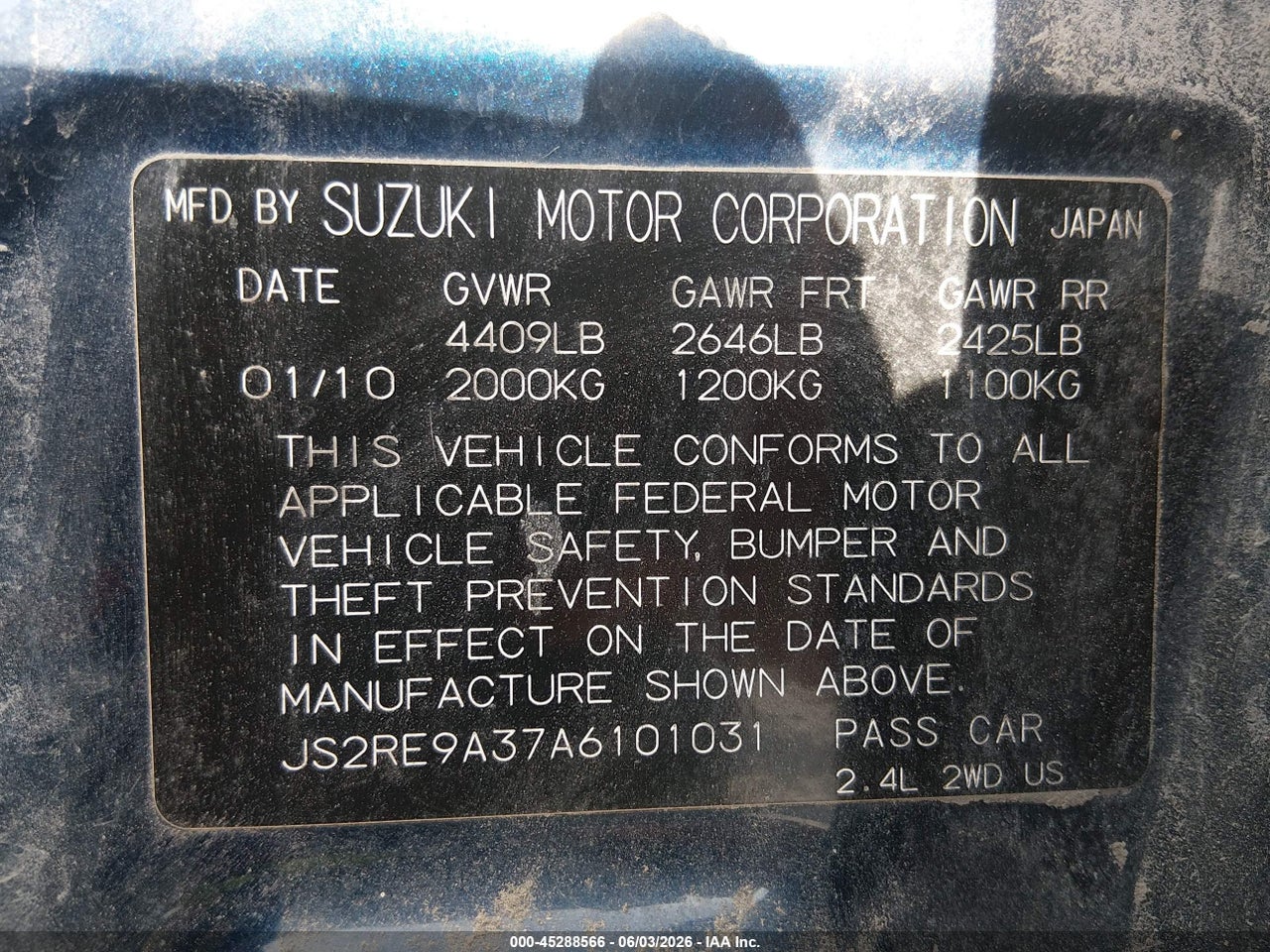 2010 SUZUKI KIZASHI SE thumbnail 10