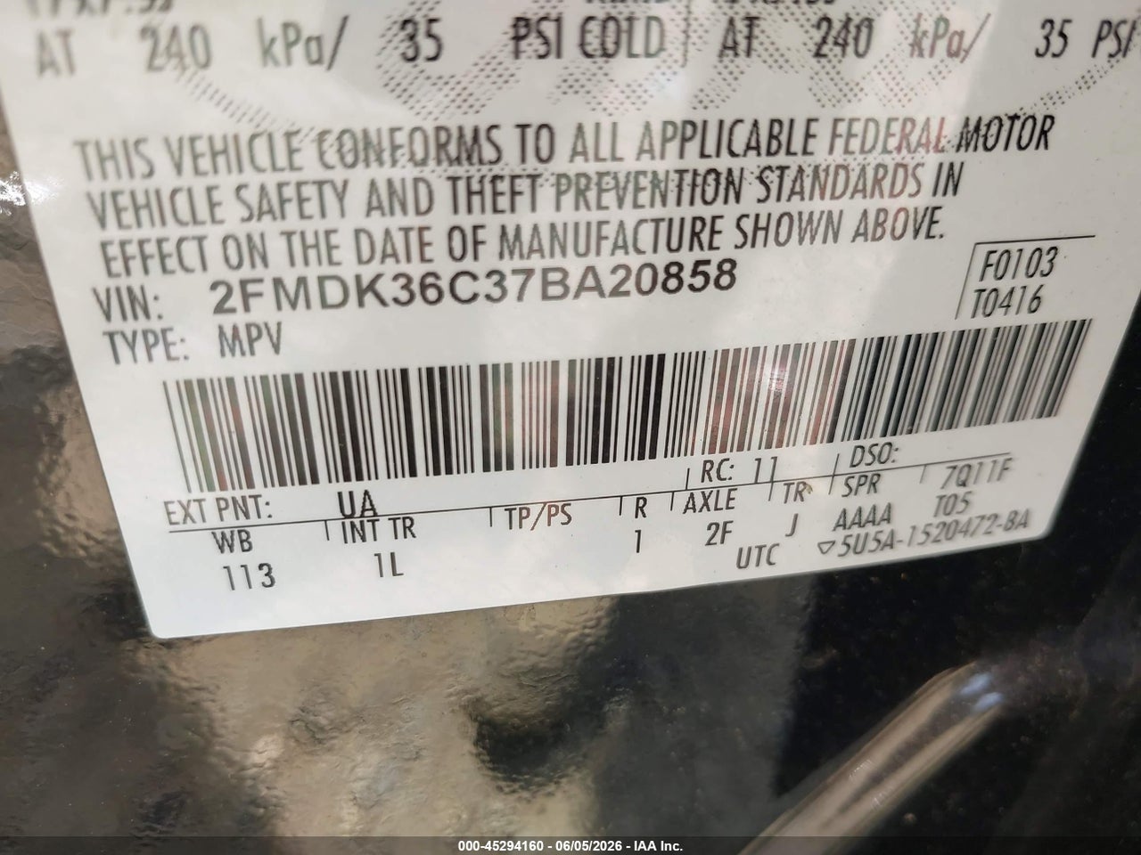 2007 FORD EDGE SE thumbnail 10