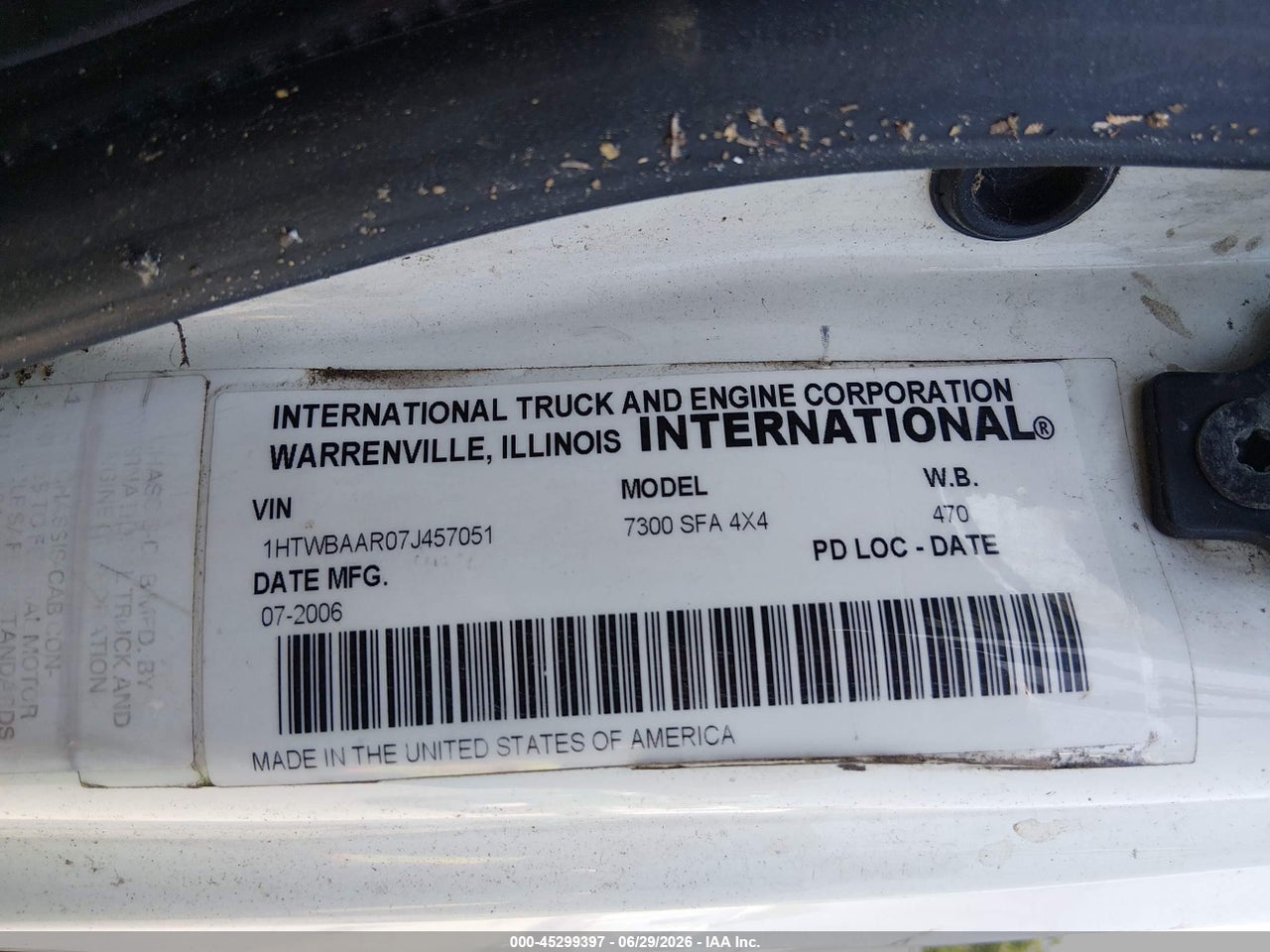 2007 INTERNATIONAL 7000 7300 thumbnail 10