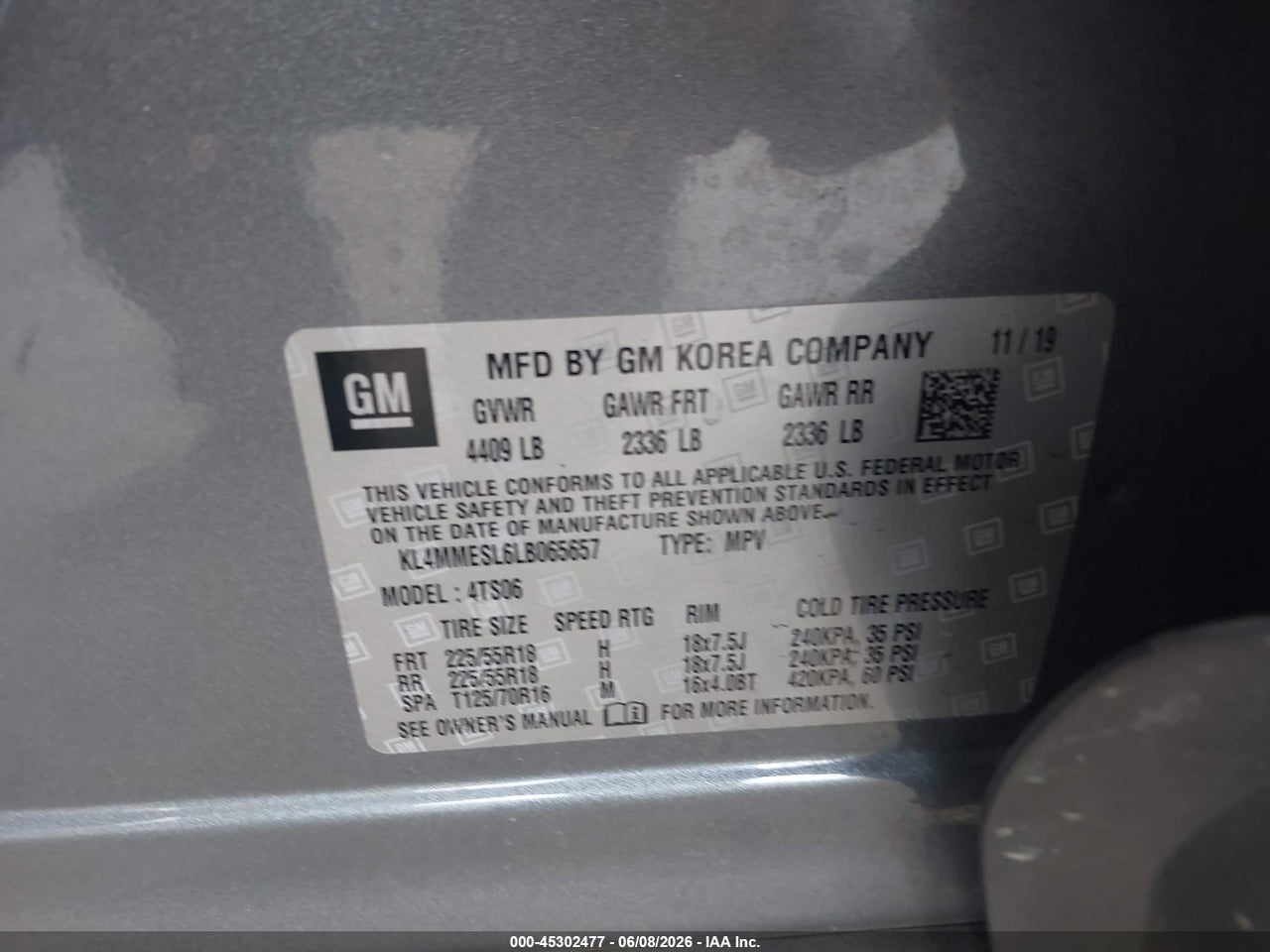 2020 BUICK ENCORE GX AWD SELECT thumbnail 10