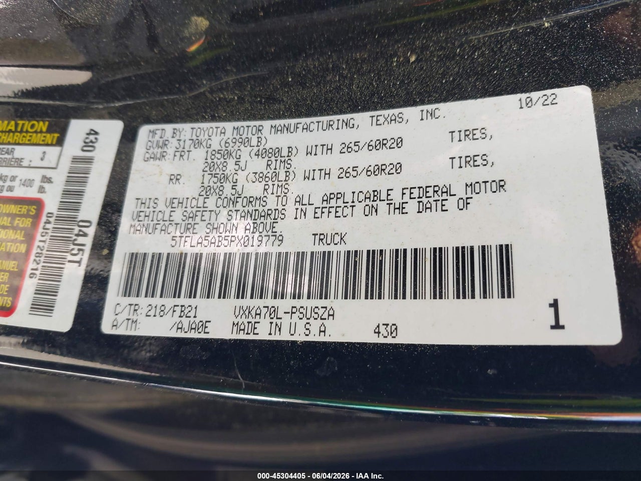 2023 TOYOTA TUNDRA SR5 thumbnail 10