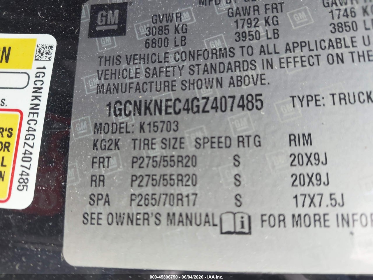 2016 CHEVROLET SILVERADO 1500 WT thumbnail 10