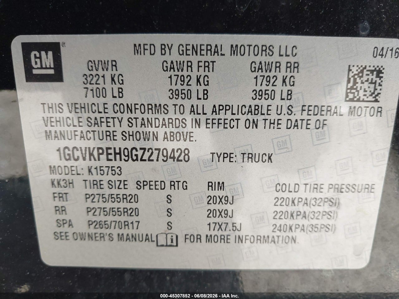 2016 CHEVROLET SILVERADO 1500 CUSTOM thumbnail 10