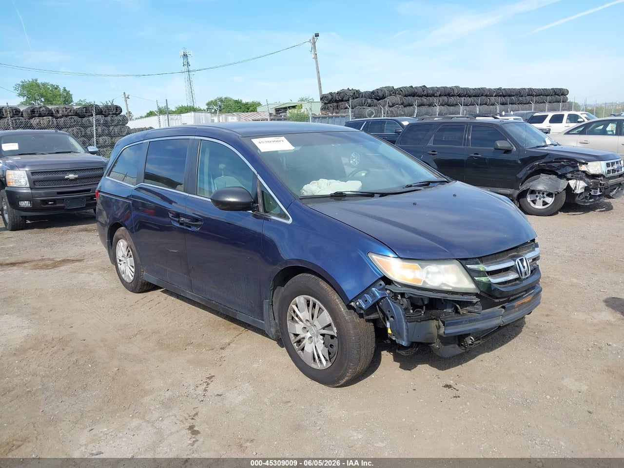 2015 HONDA ODYSSEY LX thumbnail 2