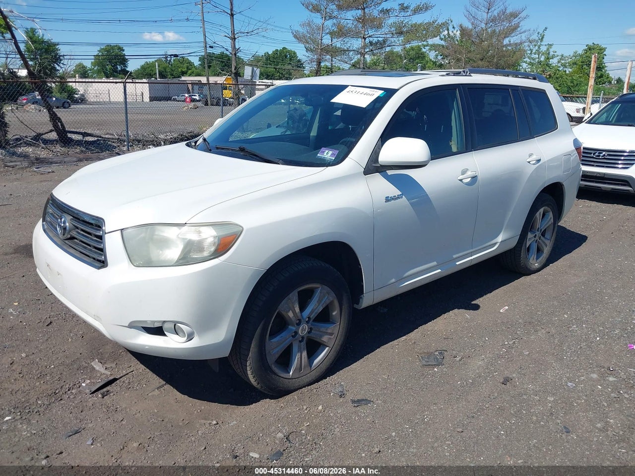 2009 TOYOTA HIGHLANDER SPORT thumbnail 3