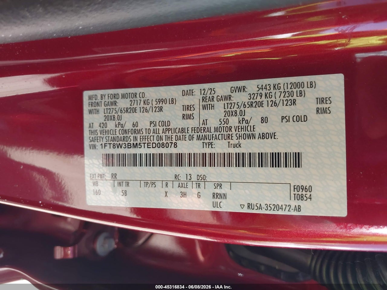 2026 FORD F-350 LARIAT thumbnail 10