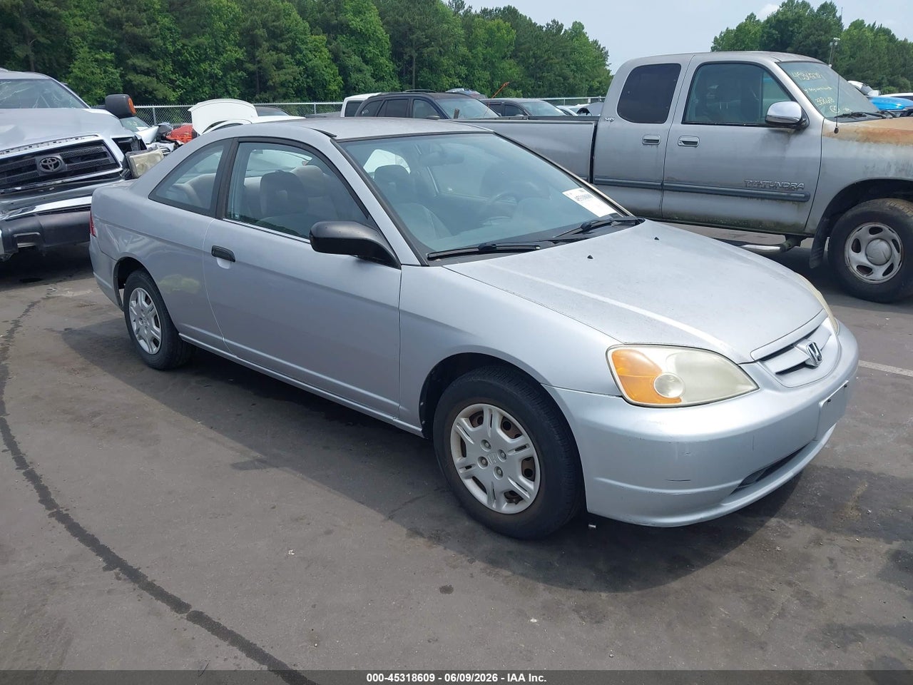 2001 HONDA CIVIC DX thumbnail 2