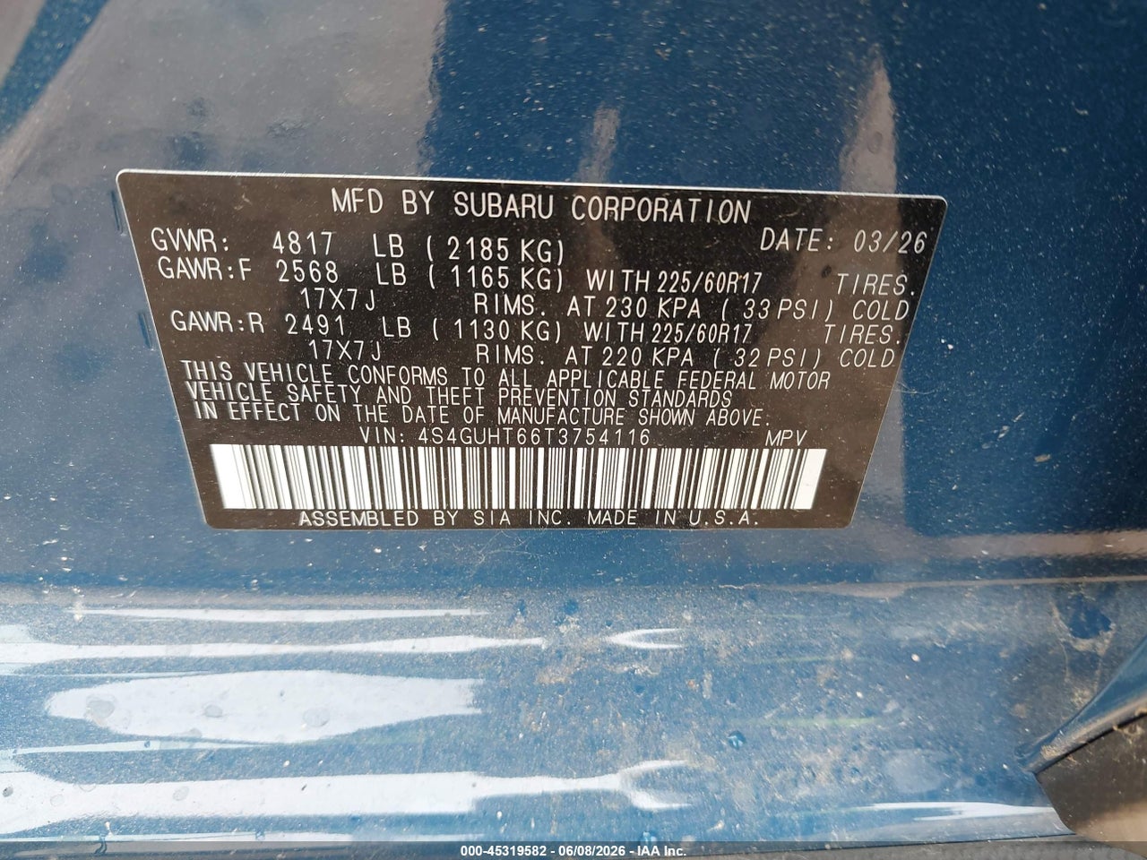 2026 SUBARU CROSSTREK WILDERNESS thumbnail 10