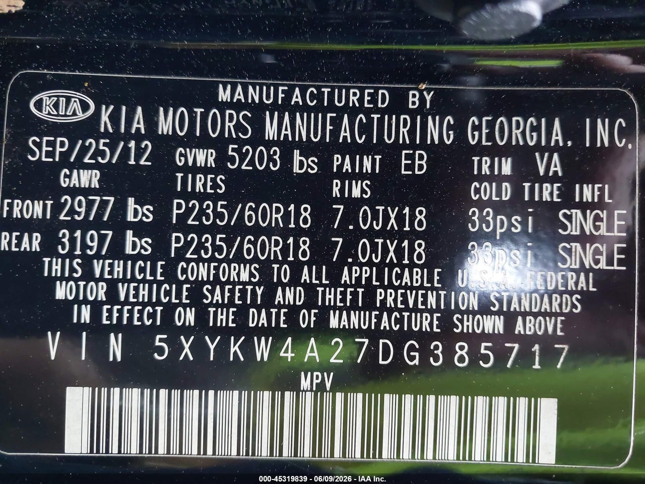 2013 KIA SORENTO SX thumbnail 10