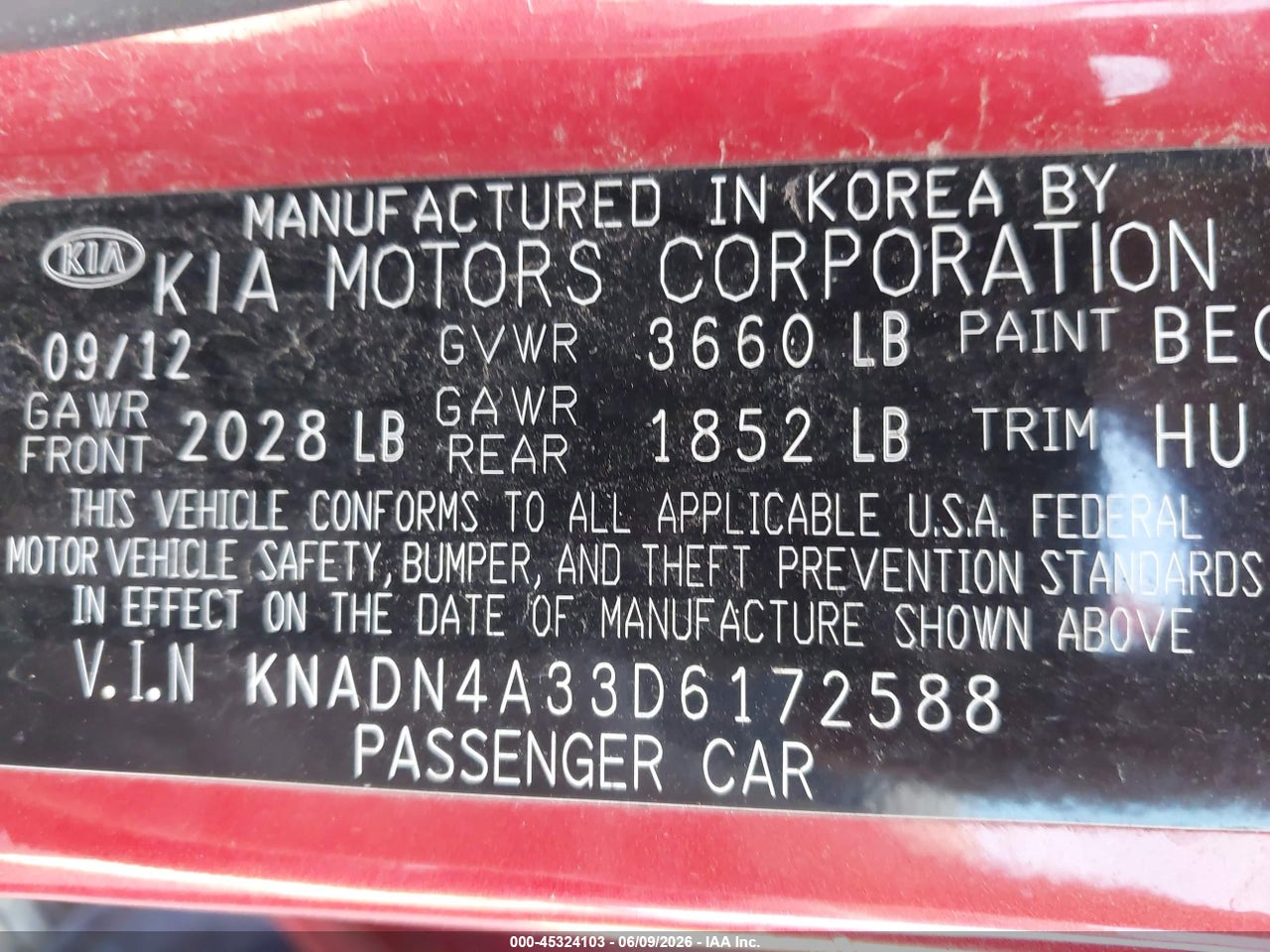 2013 KIA RIO EX/SX thumbnail 10