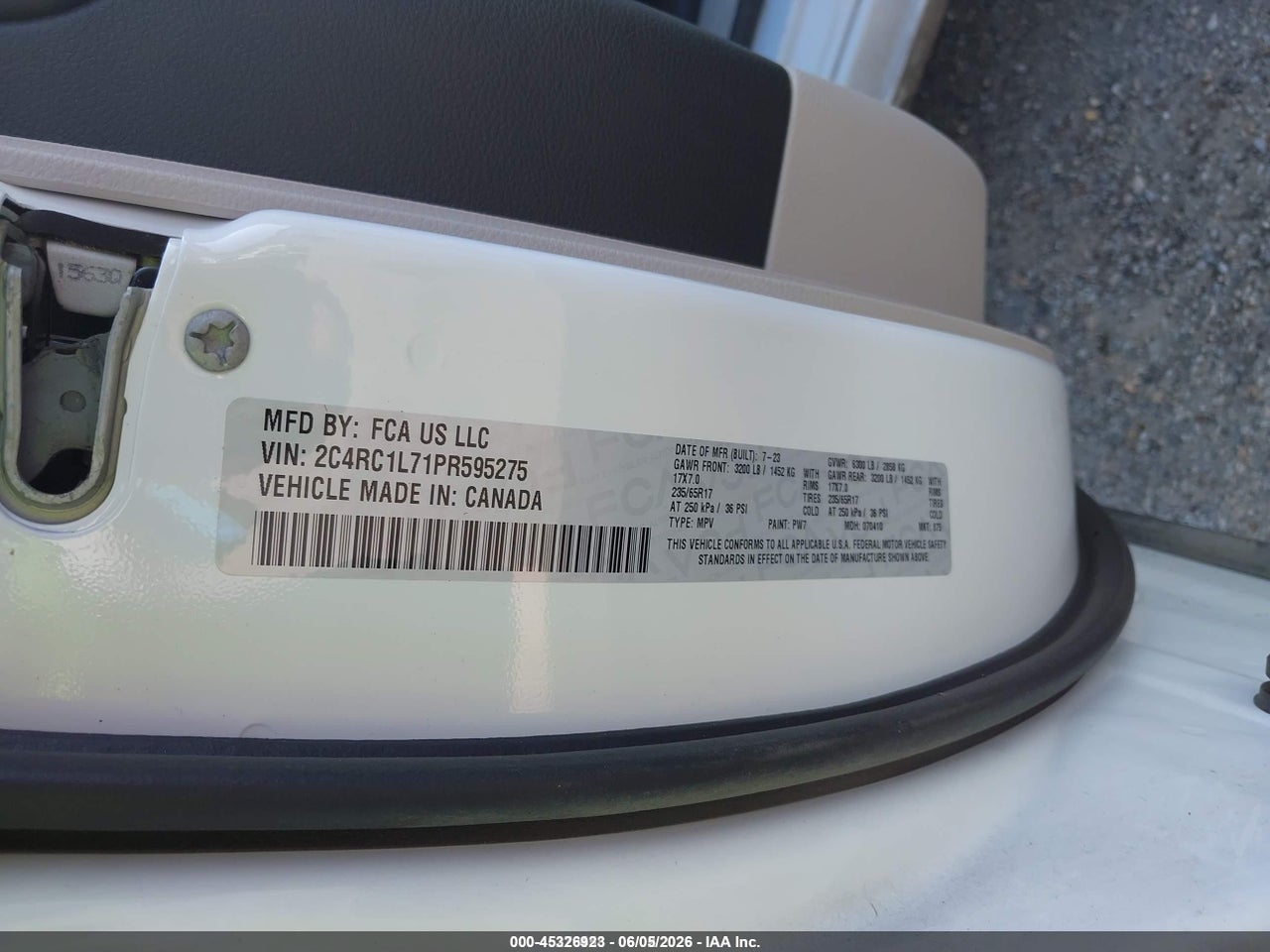 2023 CHRYSLER PACIFICA HYBRID TOURING L thumbnail 10