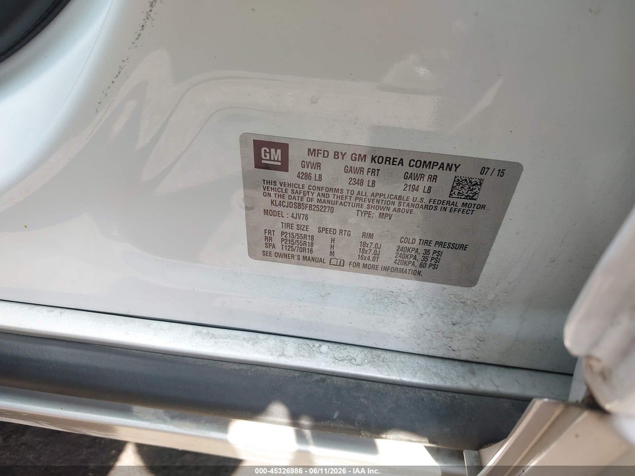 2015 BUICK ENCORE PREMIUM thumbnail 10