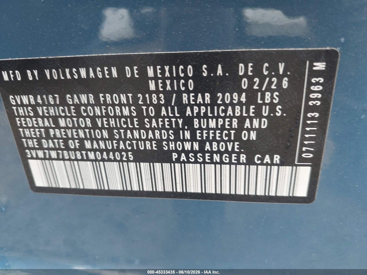 2026 VOLKSWAGEN JETTA SE thumbnail 10