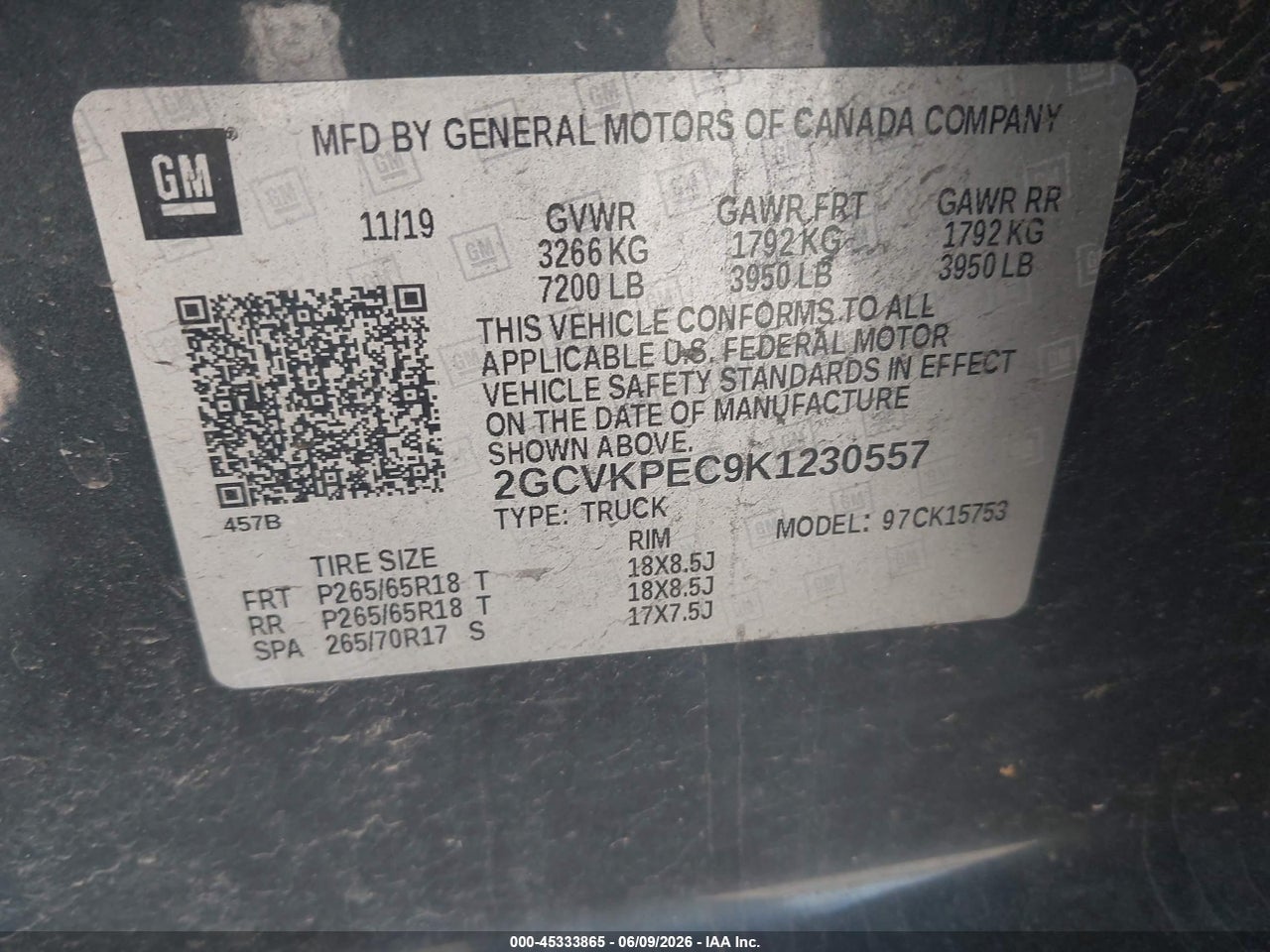 2019 CHEVROLET SILVERADO 1500 LD LT thumbnail 10