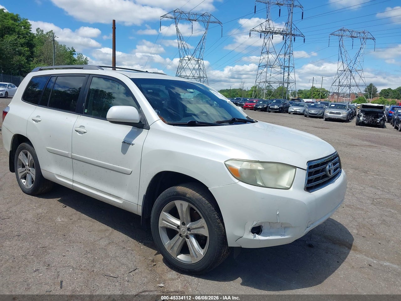 2008 TOYOTA HIGHLANDER SPORT thumbnail 2