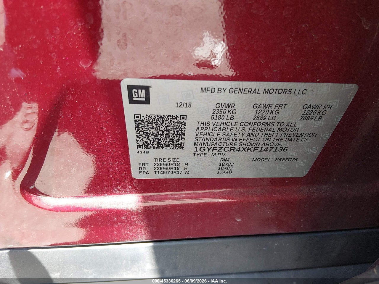 2019 CADILLAC XT4 PREMIUM LUXURY thumbnail 10